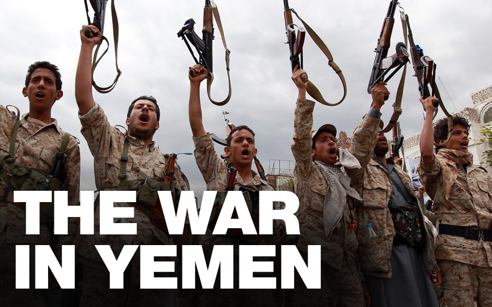 The War in Yemen special page article banner