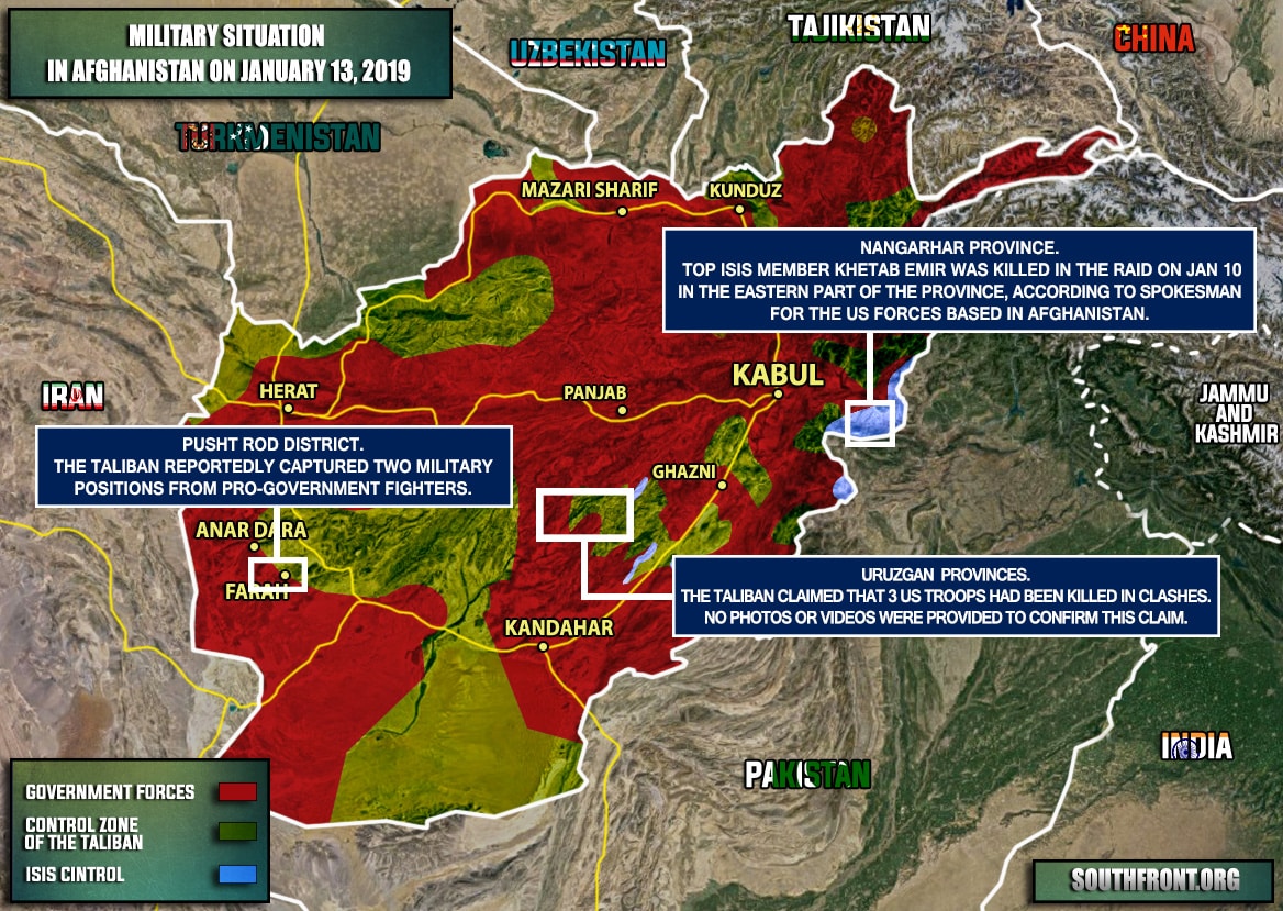 Mapy konfliktov Sýria - Afghanistan - Yemen ku 13.1.2019 1
