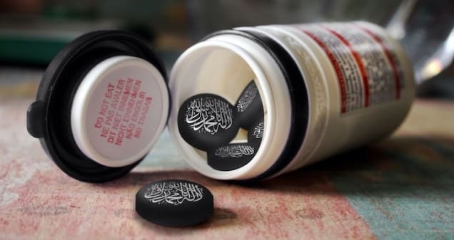 Pre skupiny ISIL, AL NUSRA a sýrskych povstalcov sa vyrába ISIL edícia CAPTAGONu.