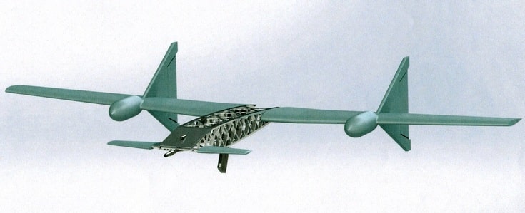 Patentovaná konštrukcia dronu z Almaz-Antey. Fantázia študentov nekladie medze. 1