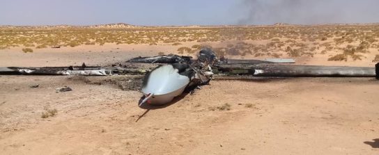 GNA ZOSTRELILA DRON UAE LOONG II COMBAT NAD MISRATOU -FOTO-